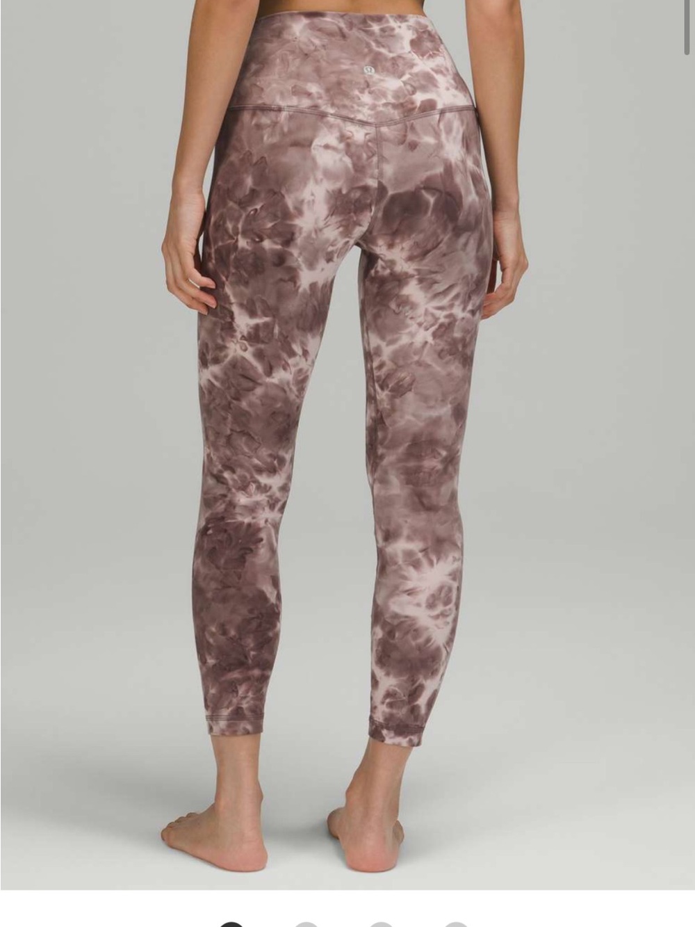 Lululemon Align High-Rise Pant díaMond dye brown white beige color  lunar size 2